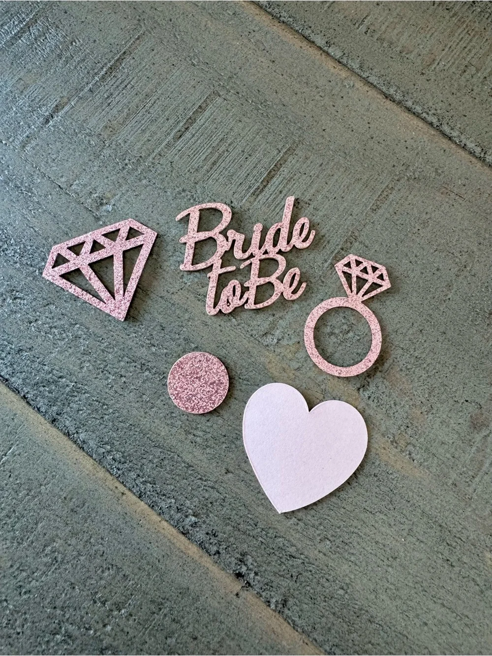 Bride to Be Set for Bridal Shower, Bachelorette: Veil, Sash, Tattoos, Confetti..